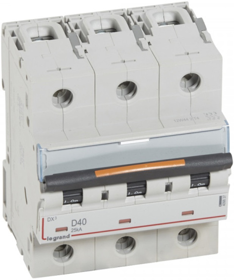 Изображение товара Автоматический выключатель Legrand 409837, 40 А, 400 В, 3 полюса