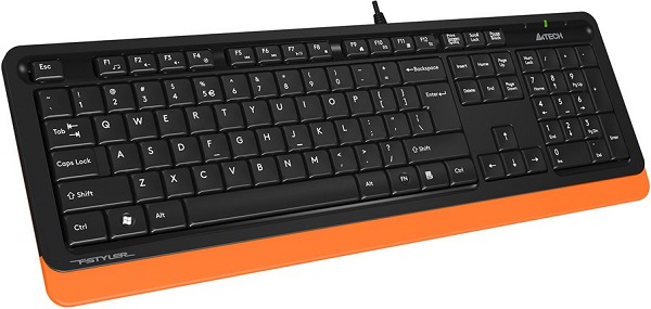

Клавиатура и мышь A4Tech F1010 ORANGE черно-оранжевые, USB, F1010 ORANGE