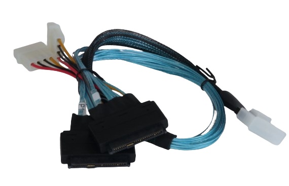 

Кабель Procase CBL-SLSAS8-2SLSAS4-6 для подключения корзин, SFF-8654 (Slimline SAS x8) к 2 * SFF-8654 (Slimline SAS x4), 60cm, CBL-SLSAS8-2SLSAS4-6