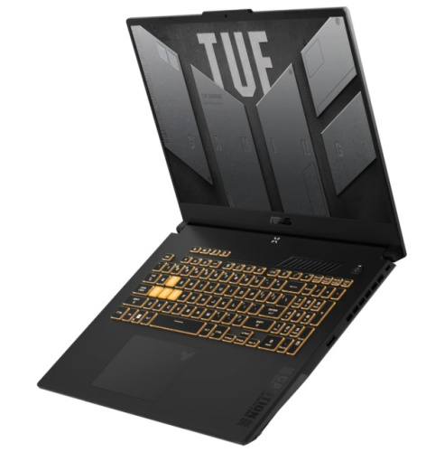 фото Ноутбук  ASUS TUF Gaming FX707VJB-HX100 в Смоленске 17.3 ", Core 5, 16 Гб RAM, 512 Гб SSD, GeForce RTX 3050, Серый