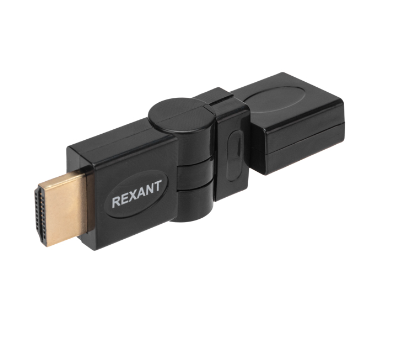 

Переходник Rexant 17-6813 штекер HDMI - гнездо HDMI, поворотный, 17-6813