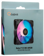 фото Вентилятор Ocypus Beta F12 BK ARGB REVERSE BLADE