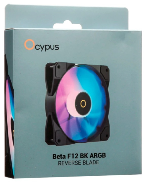 фото Вентилятор для корпуса Ocypus Beta F12 BK ARGB REVERSE BLADE в Перми