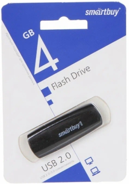 фото Накопитель USB 2.0 4GB SmartBuy SB004GB2SCK в Уфе