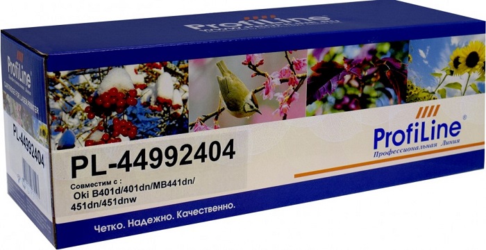 

Картридж ProfiLine PL_44992404/44992402 для принтеров Oki B401/MB441/MB451 2500 копий, PL_44992404/44992402