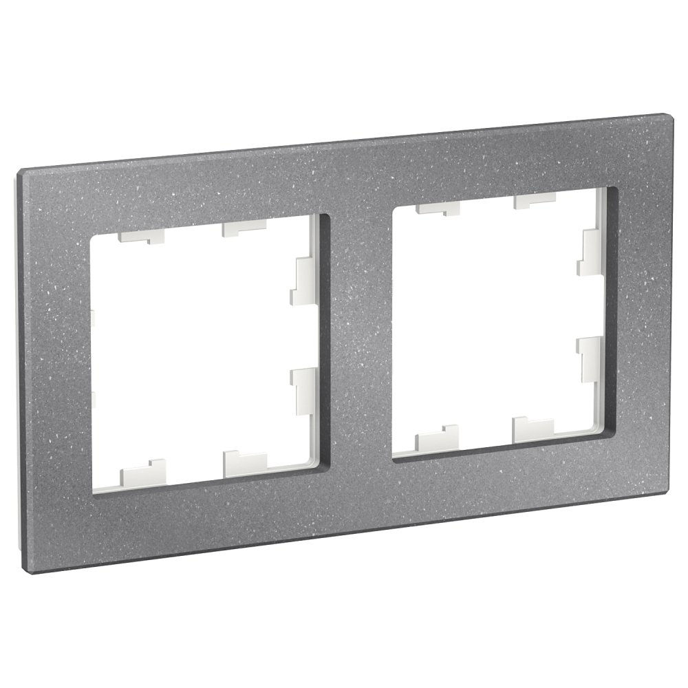 

Рамка двойная Systeme Electric ATN343202 AtlasDesign NATURE Мрамор айс грей, ATN343202