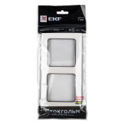 фото Рамка двойная EKF EXM-G-305-10