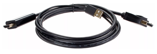 

Кабель-переходник VCOM CG599AC-1.8M HDMI(M) USB/DP(M) 4K*60Hz 1.8M, CG599AC-1.