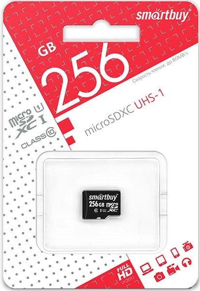 фото Карта памяти MicroSDXC 256GB SmartBuy SB256GBSDCL10-00 в Перми