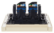 фото Розетка компьютерная IEK FP-K20-2-K10