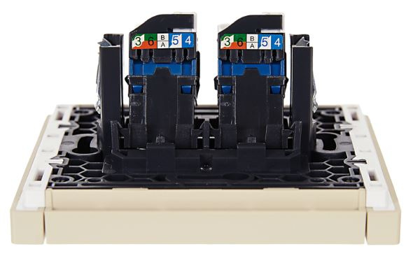 фото Розетка компьютерная двойная IEK FP-K20-2-K10 в Челябинске