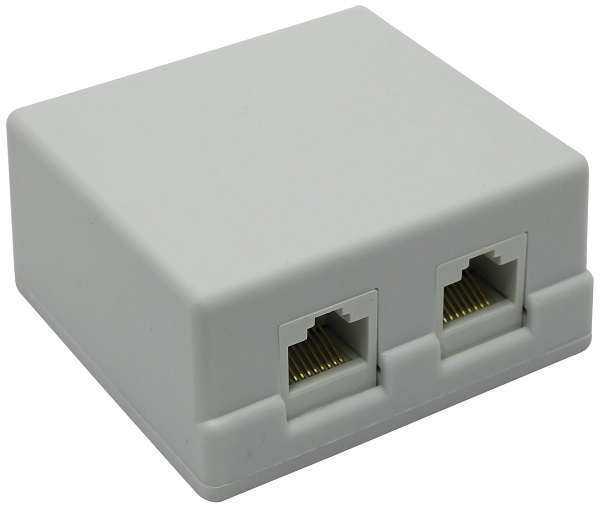 

Розетка 5bites LY-SB02-A RJ45, 5E, 2PORTS, LY-SB02-A