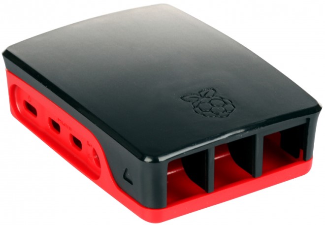 

Корпус Qumo RS033 ABS Plastic case for Raspberry Pi 4 Black+Red, RS033