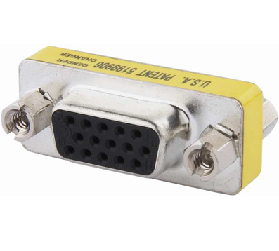 

Переходник Kramer VGA-VGA 99-9292011 с разъемами D-sub HD15 (розетка-розетка) AD-GF/GF, VGA-VGA