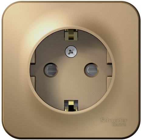 

Розетка Schneider Electric BLNRA011114 с/з со шторками 16А, 250В, изолир. пластина Титан наруж, BLNRA011114