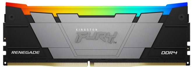 

Модуль памяти DDR4 16GB (2*8GB) Kingston FURY KF432C16RB2AK2/16 Renegade RGB Black XMP 3200MHz CL16 1RX8 1.35V 8Gbit, KF432C16RB2AK2/16