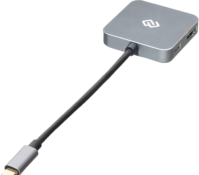 

Док-станция Digma DS-741UC_GS 6 портов - HDMI (4K 30Hz, FULL HD 60Hz), 2xUSB 3.0, PD 3.0 USB-C 60W, MicroSD, SD), DS-741UC_GS