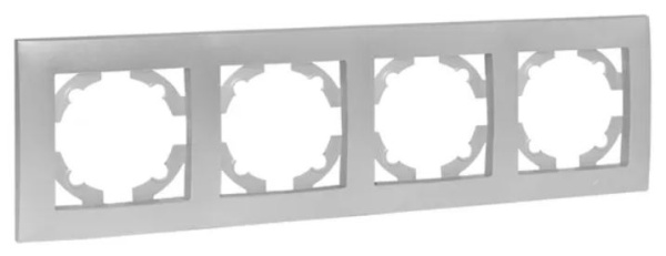 Изображение товара Рамка четырехпостовая EKF серии Валенсия для электроустановочных изделий