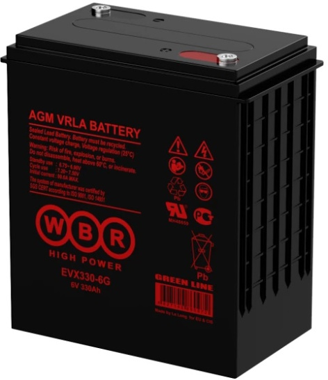 фото Аккумулятор  WBR EVX330-6G WBR в Санкт-Петербургe