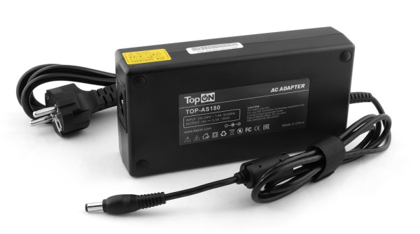 Изображение товара Блок питания TopOn TOP-AS180 180 Вт для ноутбуков Toshiba и других