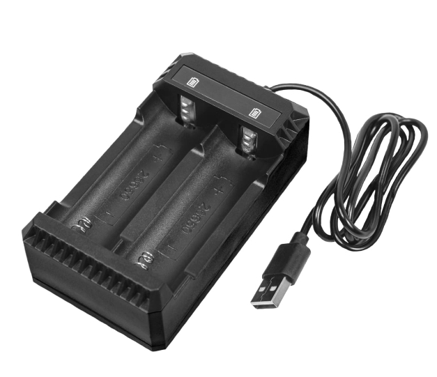 

Зарядное устройство МЕГЕОН 77901K7 для аккумуляторных батарей типов 18650, 22650 и 26650, 77901K7