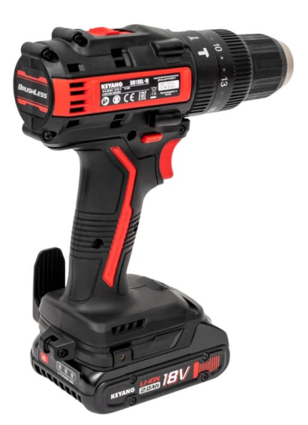 фото Дрель - шуруповерт KEYANG DM18BL-W (Set)