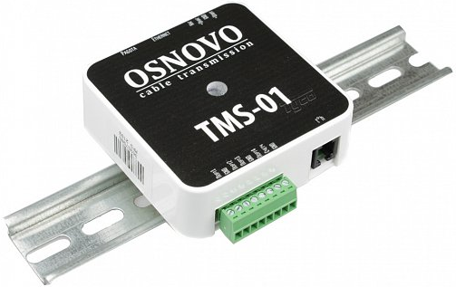

Контроллер OSNOVO TMS-01 для организации системы мониторинга посредством сети Ethernet, TMS-01