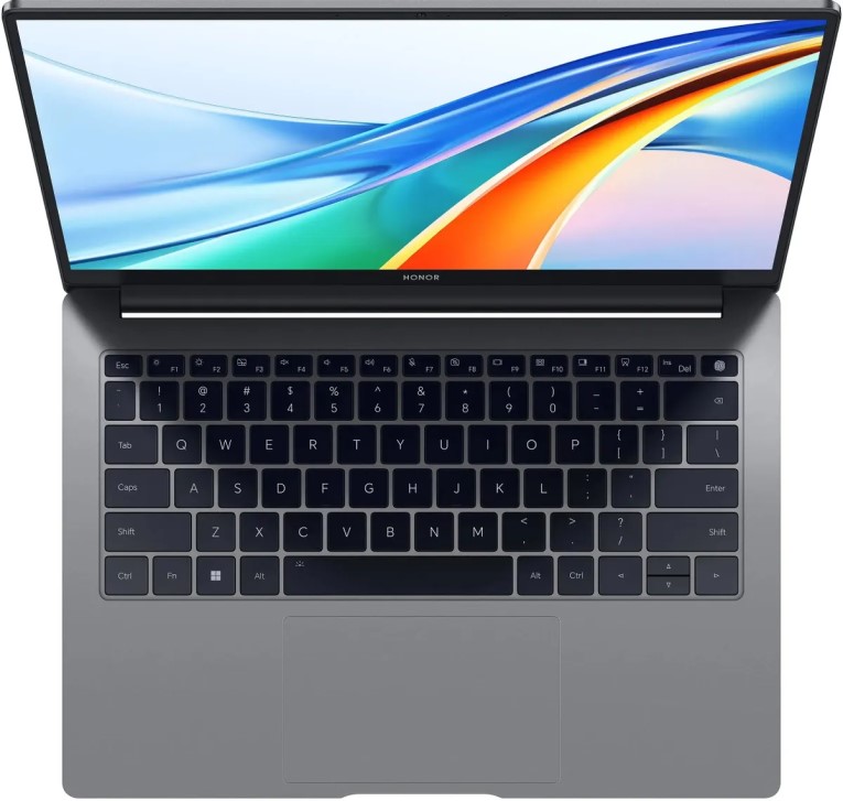 

Ноутбук Honor MagicBook X14 Pro 5301AHQK i5-13420H/8GB/512GB SSD/Radeon Graphics/14" FHD IPS/WiFi/BT/cam/Win11Home/grey, MagicBook X14 Pro