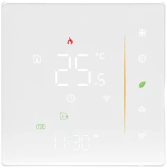 

Терморегулятор Moes ZHT-006-GB-WH умный для теплого пола Zigbee Electric Heating Thermostat White (белый), ZHT-006-GB-WH