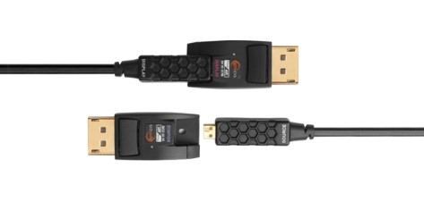 

Кабель Opticis DPFC-200D-10 DisplayPort 1.2 гибридный (вилка-вилка) с разборными разъемами, 4096x2160/60 (4:4:4), DPFC-200D-10