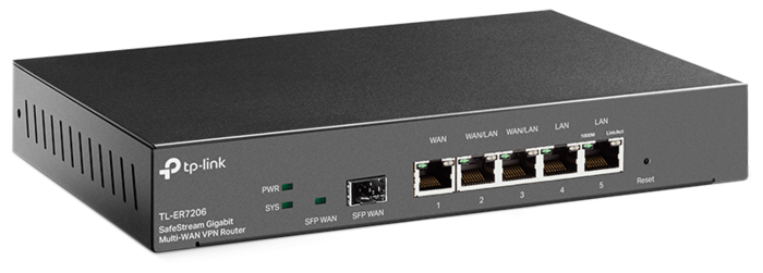 

Маршрутизатор TP-LINK ER7206 SafeStream гигабитный Multi-WAN маршрутизатор, ER7206