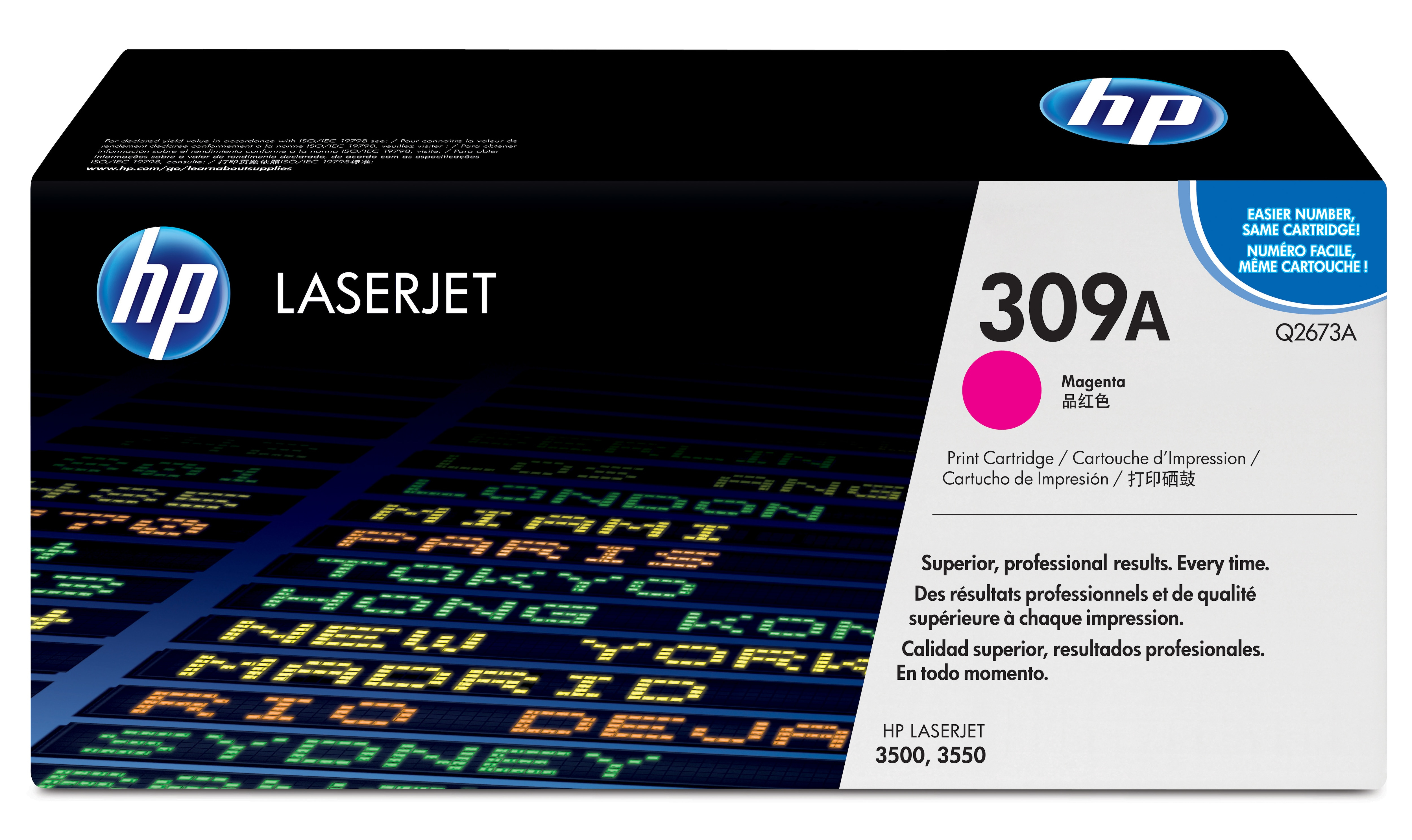 

Картридж HP Q2673A для CLJ 3500, пурпурный, 4000 страниц, Q2673A