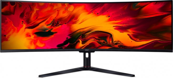 

Монитор Acer Nitro EI49 UM.SE1EE.S05 5K 32:9, VA, 5120x1440, 4ms, 400cd, 120Hz, 2*HDMI, 2*DP, Audio Out, HAS, 3Wx2, Nitro EI49
