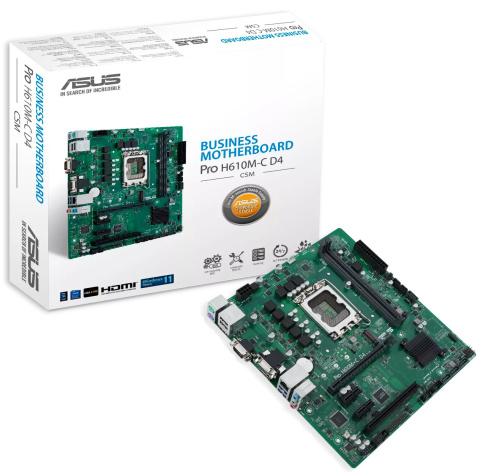 фото Материнская плата mATX ASUS PRO H610M-C D4-CSM в Омске