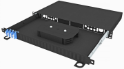 фото Кросс оптический стоечный TopLAN КРСв-Top-1U-16LC/U-OS2-BK