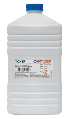

Тонер CET NF7C CET111113C500 для KONICA MINOLTA Bizhub C654/C754/C654e/C754e (CET) Cyan, 500г/бут, NF7C