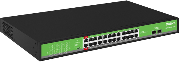 фото Коммутатор неуправляемый Digma DSP224G-2S-R400 в Самаре