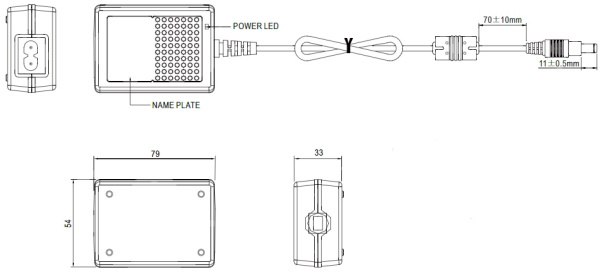 фото Адаптер сетевой Mean Well GSM36B12-P1J в Казани