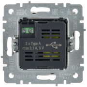 фото Розетка IEK BR-U21-D31-K01