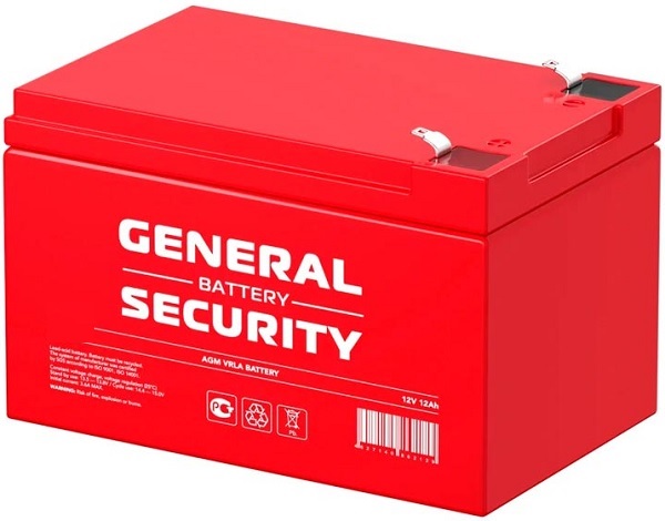 

Аккумулятор General Security GS12-12L, GS12-12L