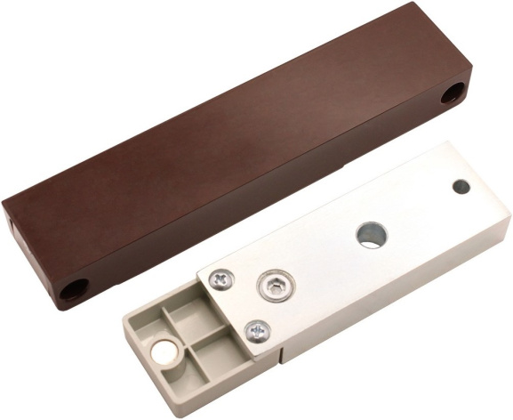 фото Замок электромагнитный Aleko ALM-150P-12V (коричневый) в Екатеринбурге