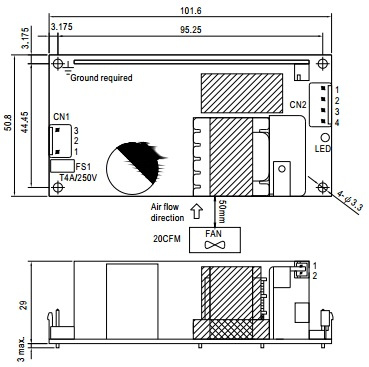 фото Преобразователь AC-DC сетевой Mean Well EPP-150-12 в Красноярске