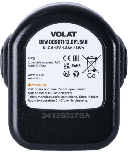 фото Батарея  VOLAT VT-DEW-DC9071-12.0V1.5AH в Санкт-Петербургe
