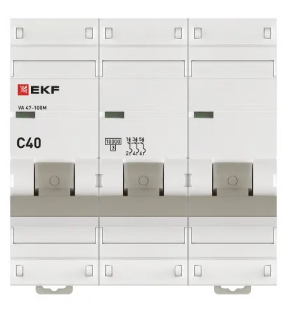 фото Автоматический выключатель  EKF mcb47100m-3-40C-pro в Санкт-Петербургe