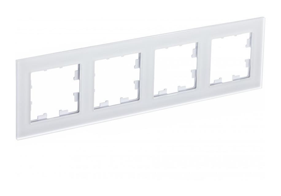 

Рамка Schneider Electric ATN330104 AtlasDesign Nature матовое стекло белая 4-ая, ATN330104