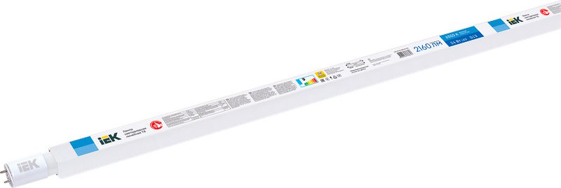 

Лампа светодиодная IEK LLE-T8-24-230-65-G13 LED T8 линейная 24Вт 230В 6500К 1500мм G13, LLE-T8-24-230-65-G13