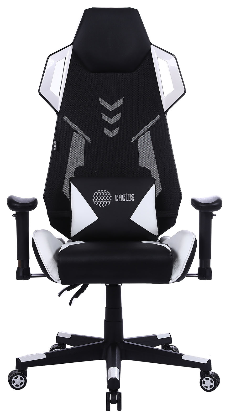 

Кресло Cactus CS-CHR-090BLW игровое, черный/белый эко.кожа пластик, CS-CHR-090BLW