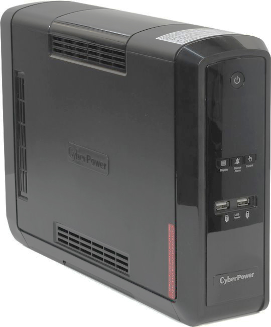 

Источник бесперебойного питания CyberPower CP1300EPFCLCD line-interactive, 1300VA/780W, вход 165-265V, батарея 7Ач*2, 6*EURO, RJ11/45, ЖКД, AVR, CP1300EPFCLCD