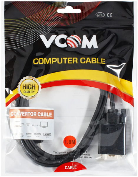 фото Кабель интерфейсный HDMI-VGA VCOM CG596-1.8M в Самаре