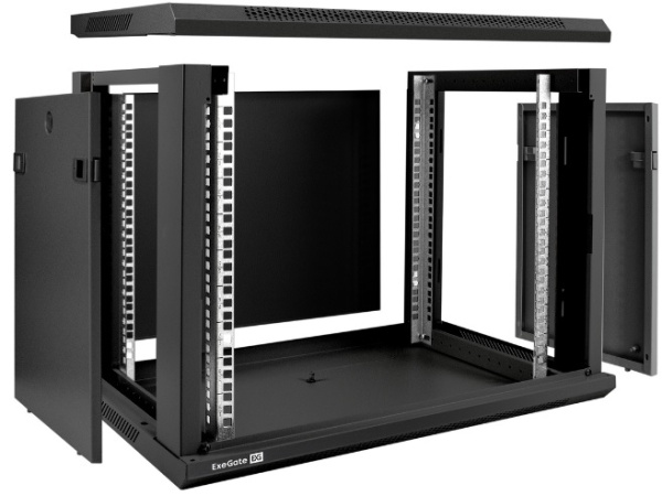 фото Шкаф настенный 19", 9U Exegate EC-WM-9U.600.G.BLACK в Омске